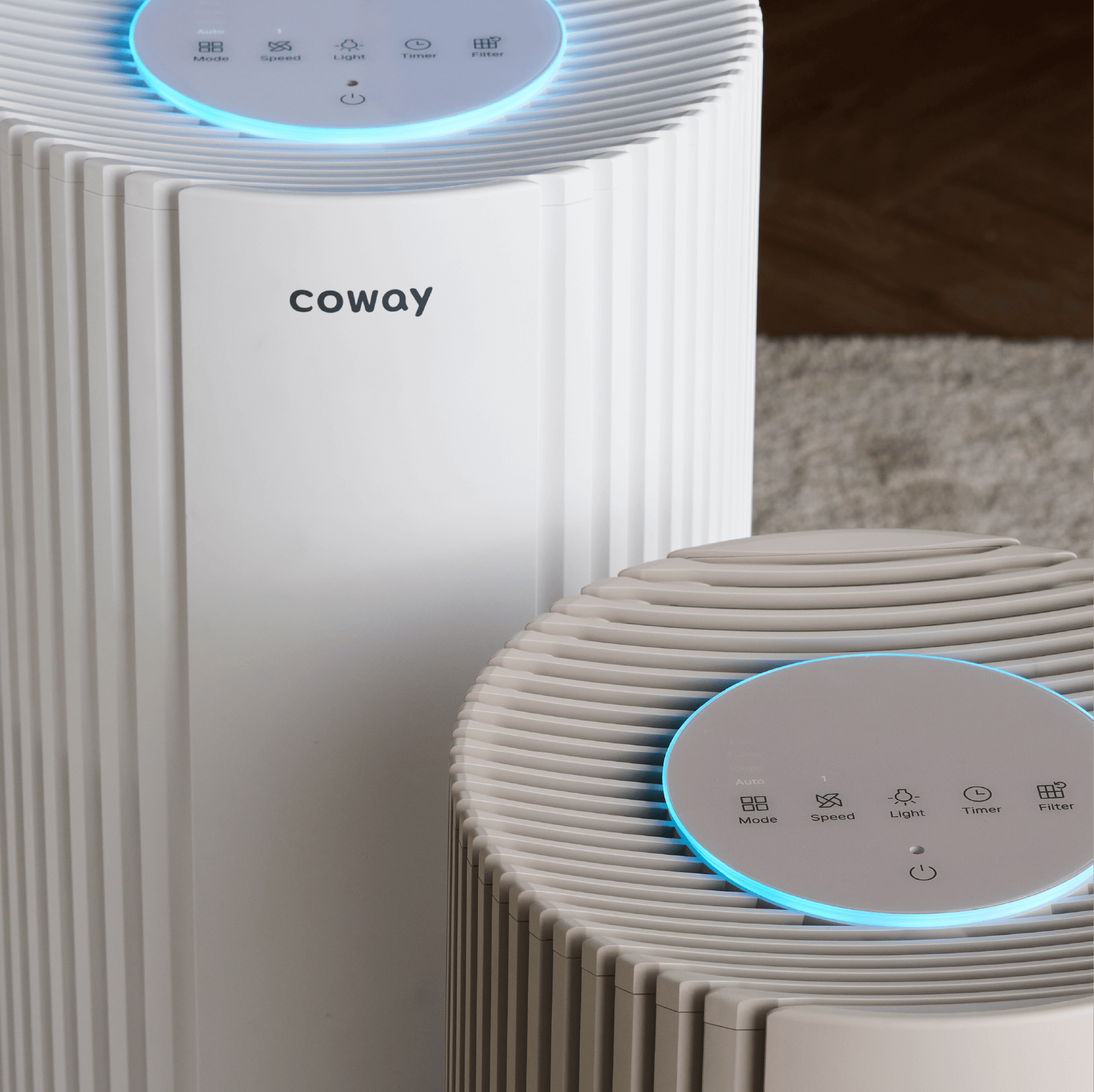 Storm 2 superior performance air purifier view from top - Coway Malaysia